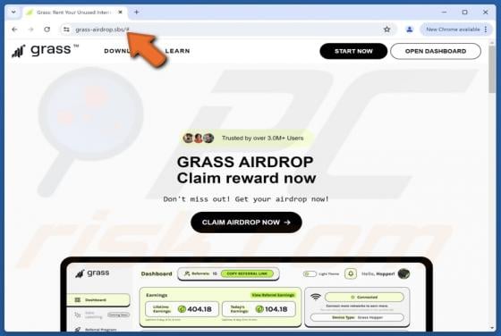 Grass Airdrop Scam