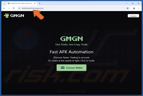 Fake GMGN Website Scam