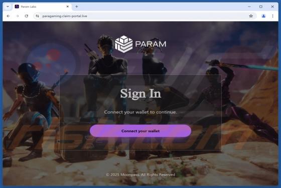 Fake Param Gaming Website Scam