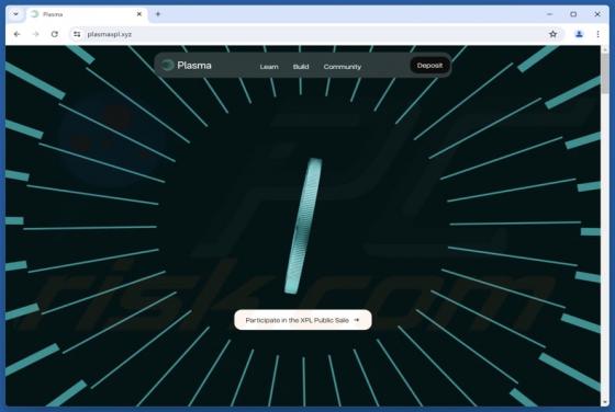 Fake Plasma (XPL) Website