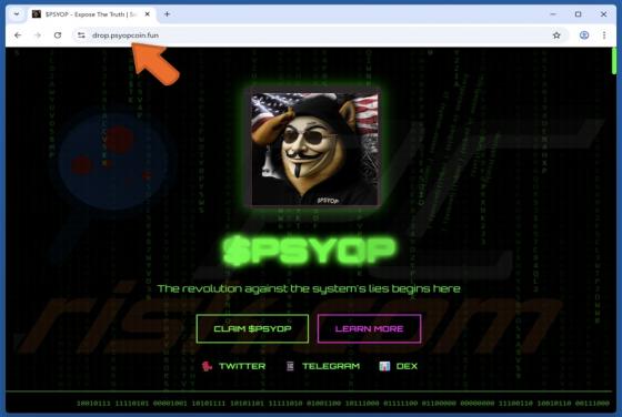 Claim $PSYOP Scam