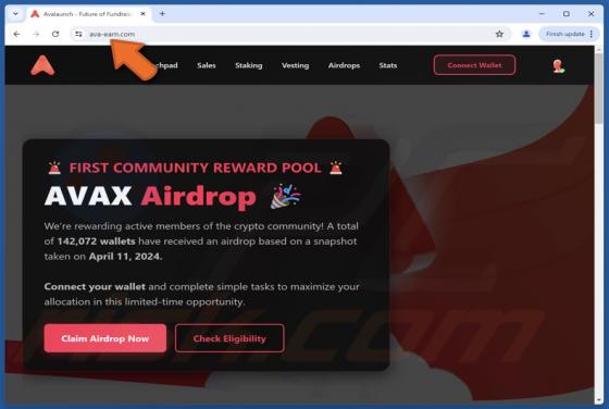 Avalanche (AVAX) Airdrop Scam
