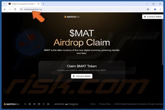 Matchain ($MAT) Airdrop Scam