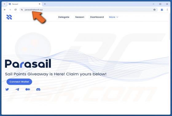 Parasail Giveaway Scam