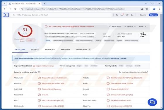 MostereRAT Malware
