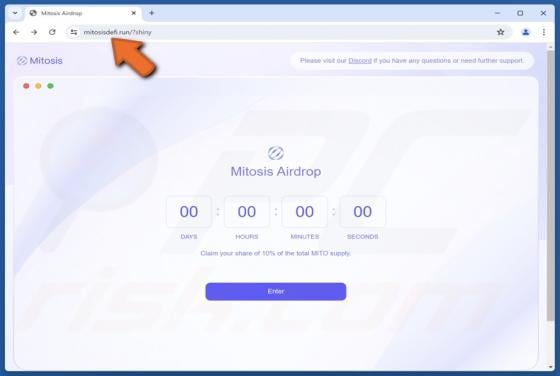 Mitosis Airdrop Scam