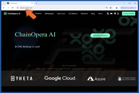 ChainOpera AI ($COAI) Airdrop Scam