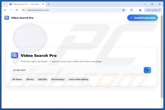 Videosearcherpro.com Redirect