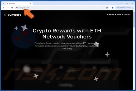 evmport - ETH Network Vouchers Scam