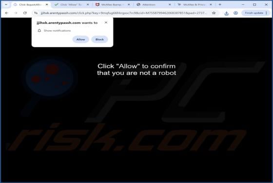 Arentypassh.com Ads