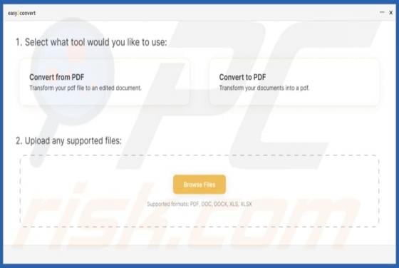 Easy2Convert Unwanted Application
