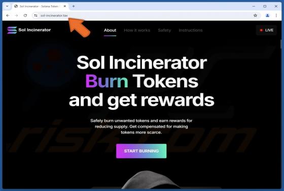 Sol Incinerator Token Burn Scam