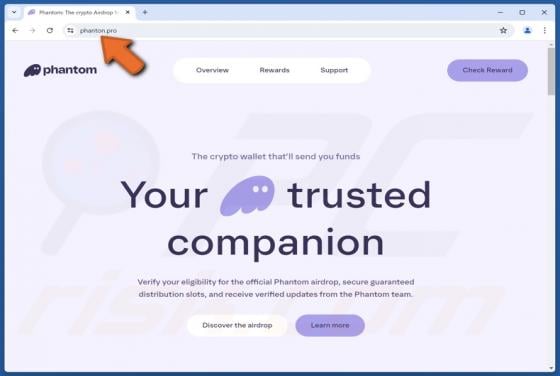 Phantom Airdrop Scam