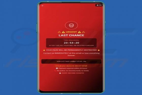 DroidLock Malware (Android)