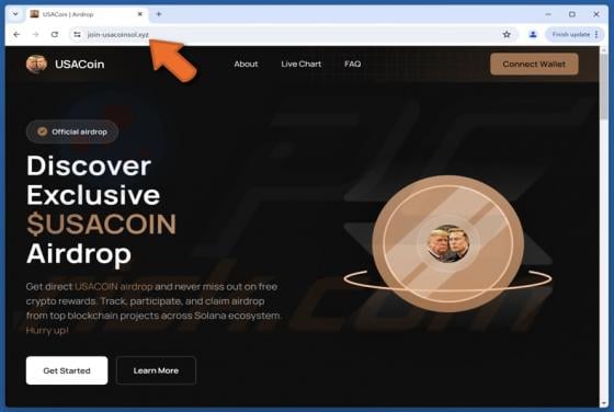 USACoin Airdrop Scam
