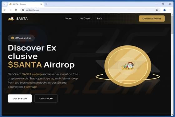 Santa Airdrop Scam