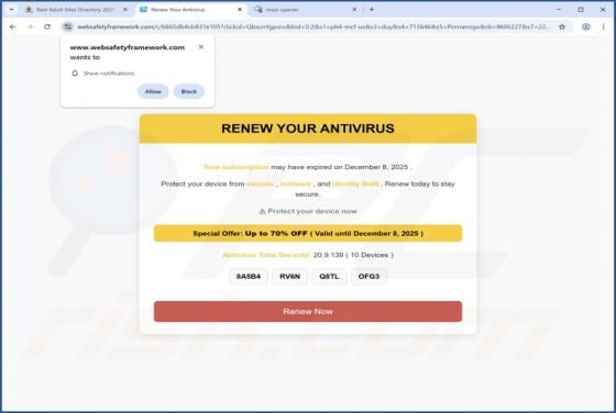 Websafetyframework.com Ads