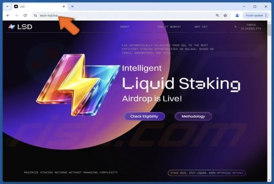 Liquid Staking Airdrop Scam