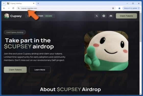 Cupsey Airdrop Scam