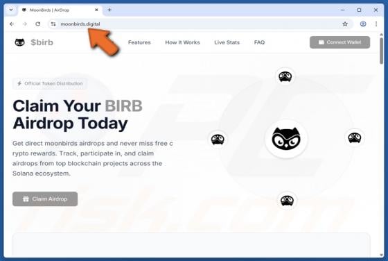Moonbirds ($BIRB) Airdrop Scam