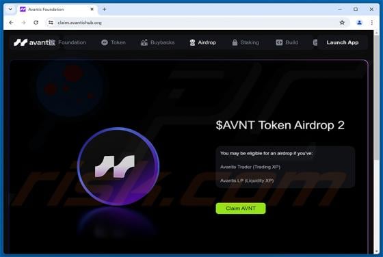 Avantis ($AVNT) Airdrop Scam