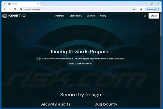 Kinetiq Vote Rewards Scam