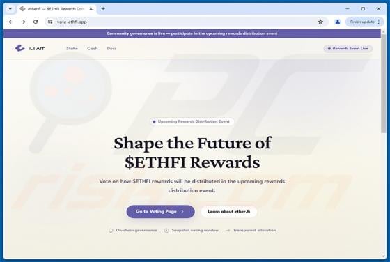 $ETHFI Vote Rewards Scam