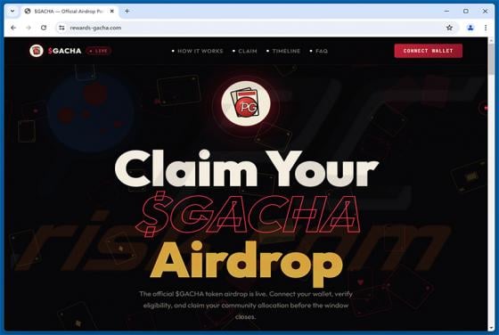 PowerGacha ($GACHA) Airdrop Scam