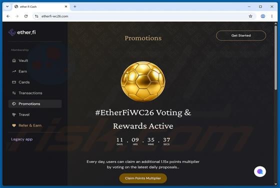 EtherFiWC26 Voting Rewards Scam