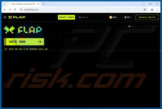 Flap Vote Rewards Scam