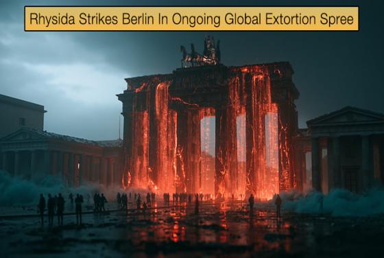 Rhysida Strikes Berlin In Ongoing Global Extortion Spree