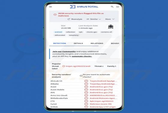 Hirudo Banking Trojan (Android)