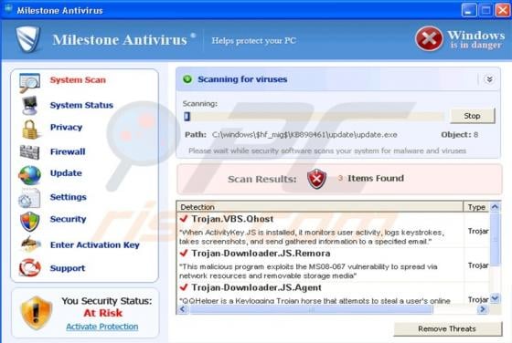 Milestone Antivirus