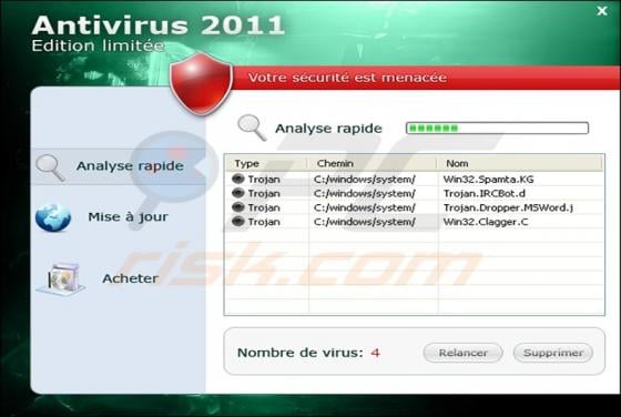 Antivirus 2011 Edition Limitee