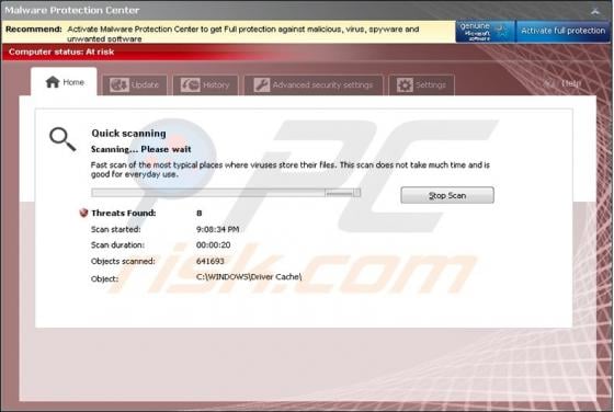 Malware Protection Center