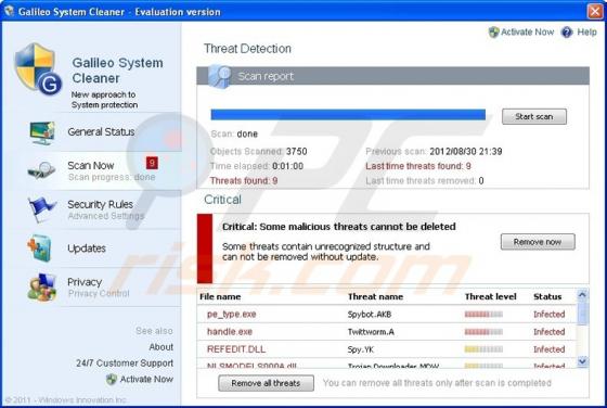 Galileo System Cleaner