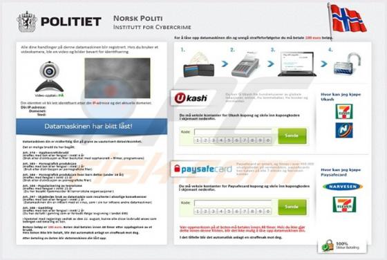 Norsk Politi Institutt for Cybercrime Virus