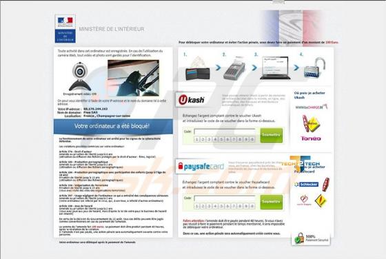 MINISTÈRE DE L'INTÉRIEUR Virus