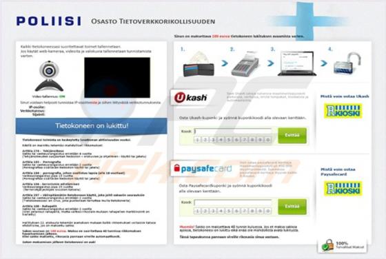 POLIISI Osasto Tietoverkkorikollisuuden Virus