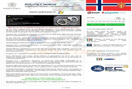 Politiet Norge Virus