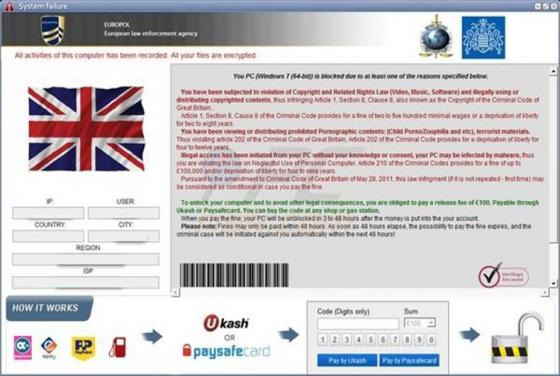 EUROPOL European Law Enforcement Agency Virus