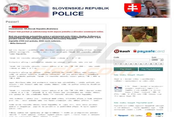 SLOVENSKÁ POLÍCIA Virus