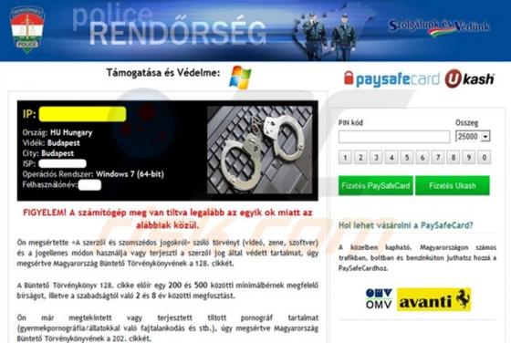 POLICE RENDŐRSÉG Virus