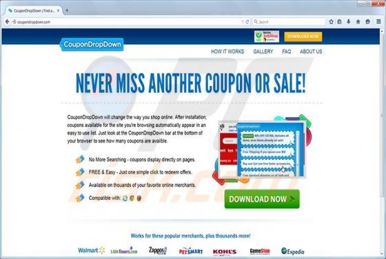 CouponDropDown Adware