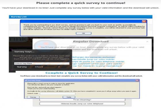 Complete a Quick Survey to Continue Virus