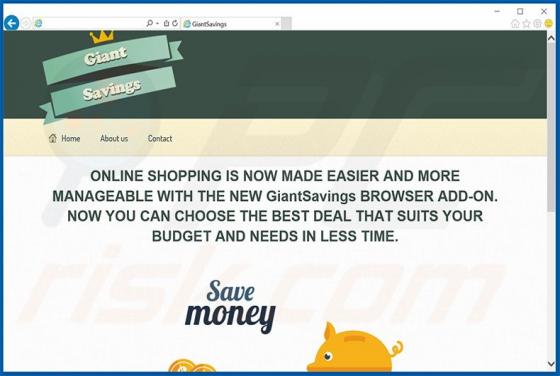 Giant Savings Adware