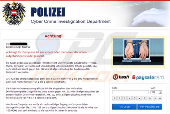 Austrian Polizei Virus