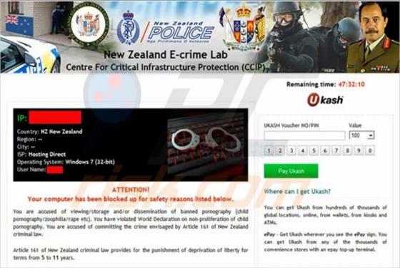 New Zealand E-crime Lab Virus