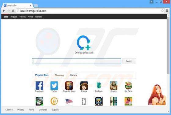isearch.omiga-plus.com Redirect
