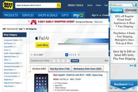 BuzzSearch Ads and Deals